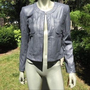 ellen tracy leather jacket